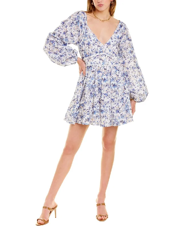 Caroline Constas Long Sleeve Blakely Mini Dress