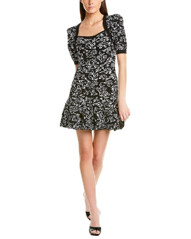 Nicole Miller Afternoon Shadows Mini Dress