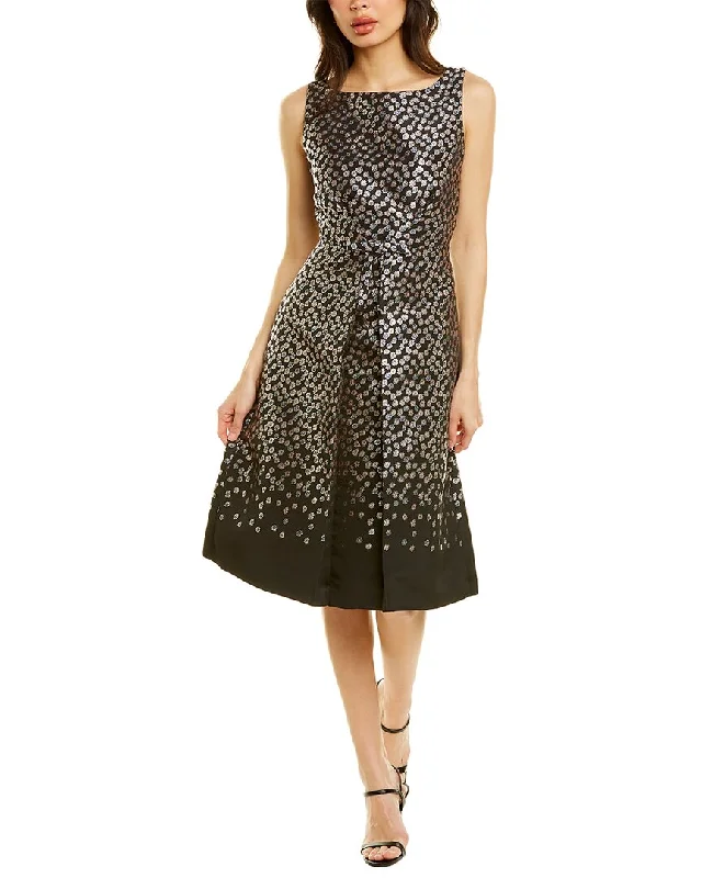 Brooks Brothers Jacquard A-Line Dress