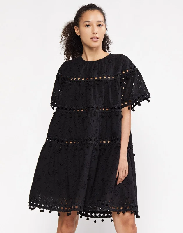 Eyelet Postcard Dress