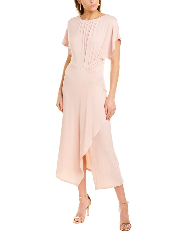 Yigal Azrouel Draped Cape Midi Dress