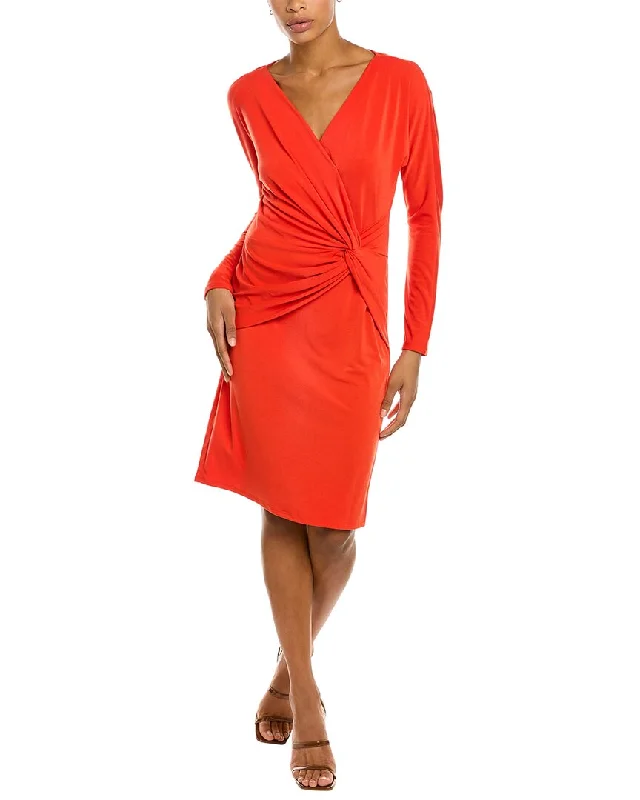 Josie Natori Side Knot Midi Dress