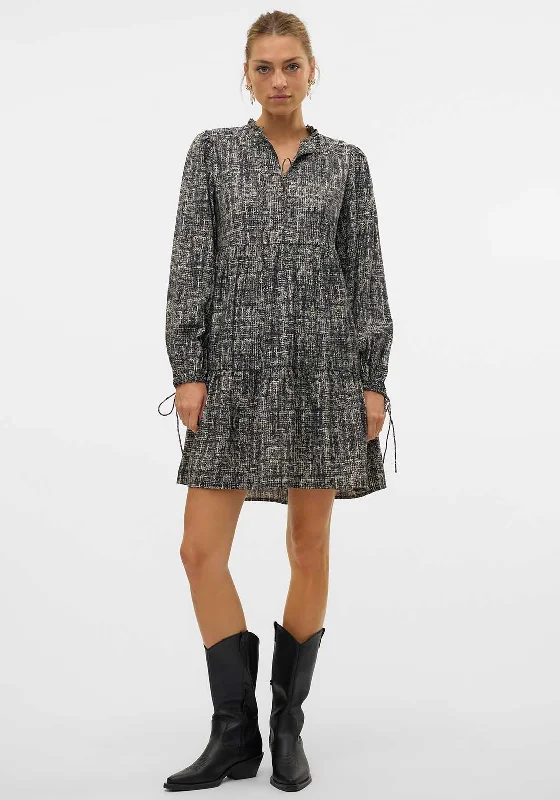 Vero Moda Norell Smock Mini Dress, Black