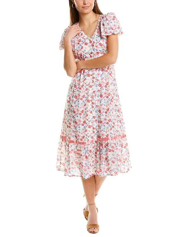 Moonsea Floral Midi Dress