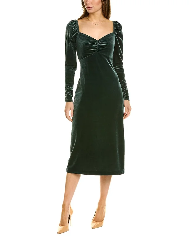 Boden Velvet Jersey Midi Dress