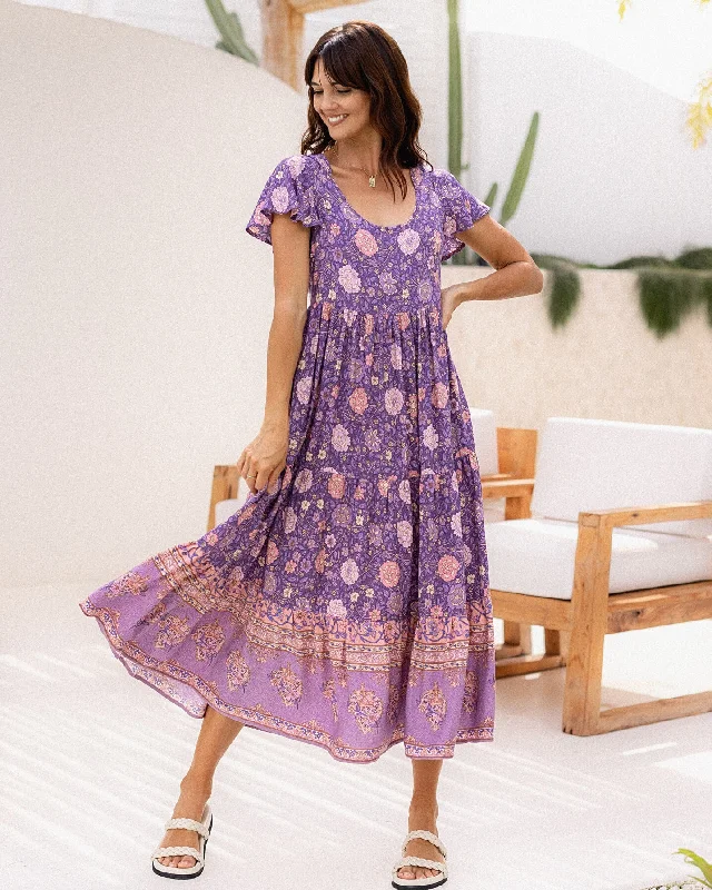 Audrina Dress - Orchid Vista