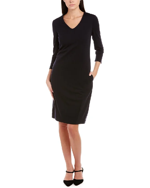 Peserico Wool-Blend Shift Dress