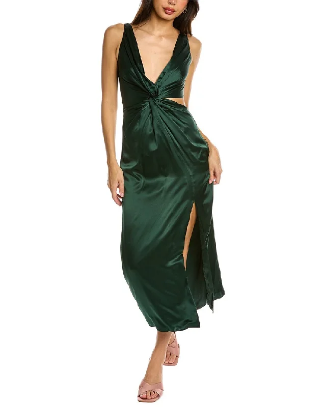 Nicholas Josephine Silk Midi Dress