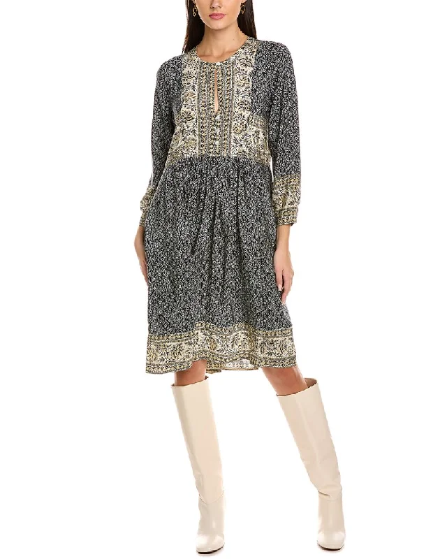 Sea NY Sabine Silk Shift Dress