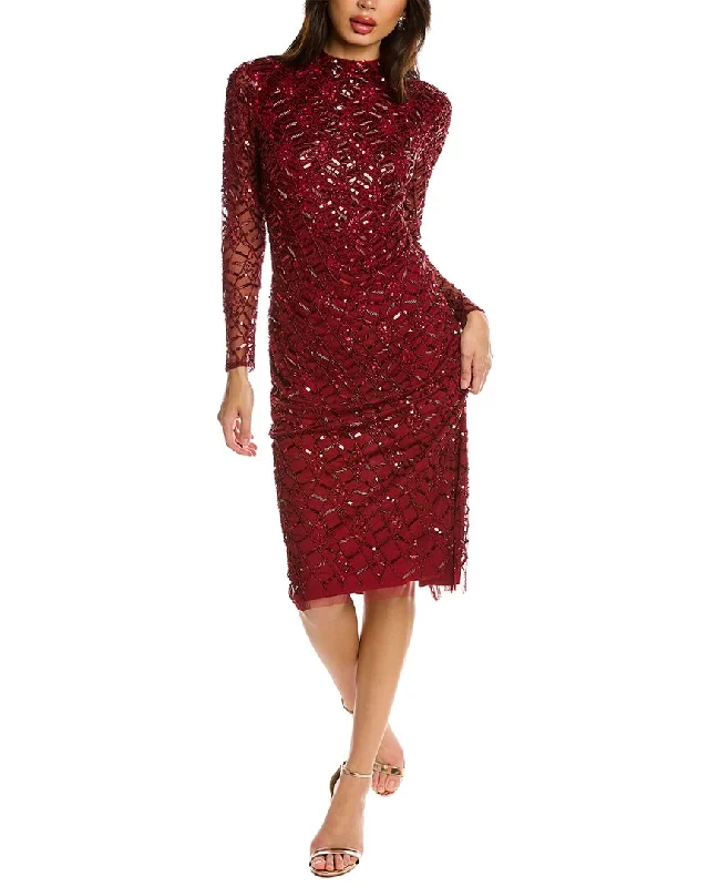 Aidan Mattox Beaded Cocktail Dress