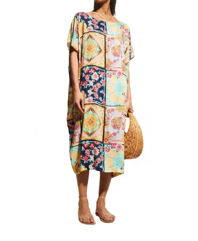 Japer Cocoon Dress in Multi