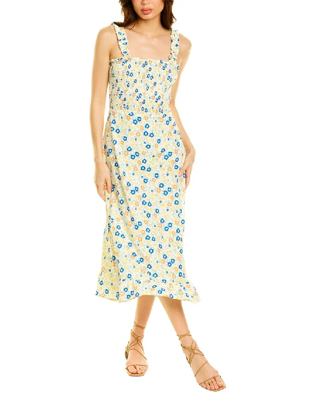 Moonsea Floral Midi Dress