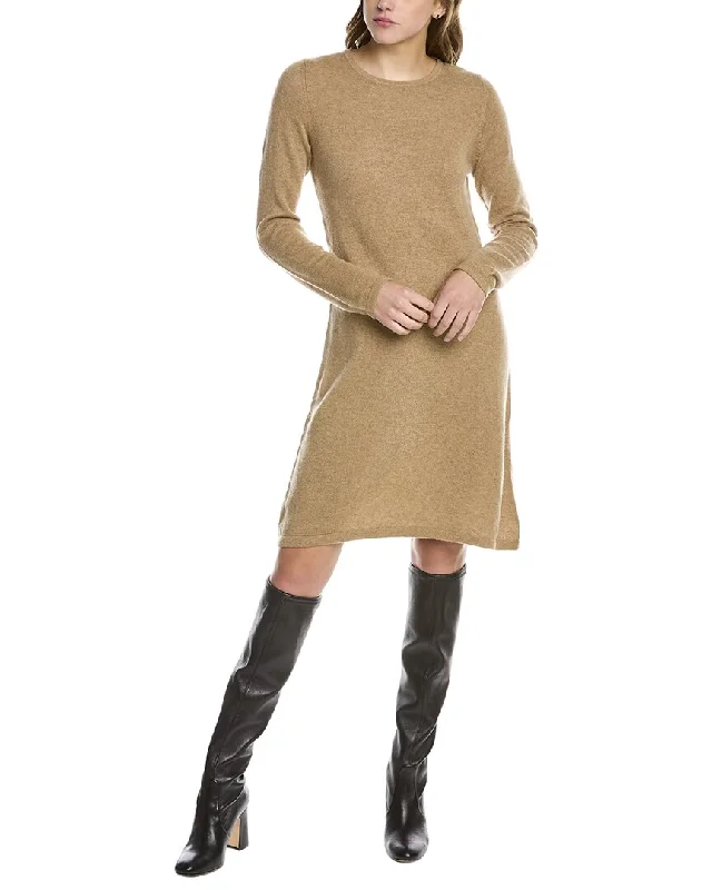 Forte Cashmere Crewneck Cashmere Sweaterdress