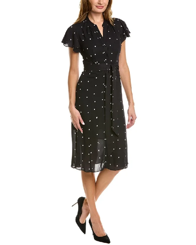 Elie Tahari Dot Shirtdress