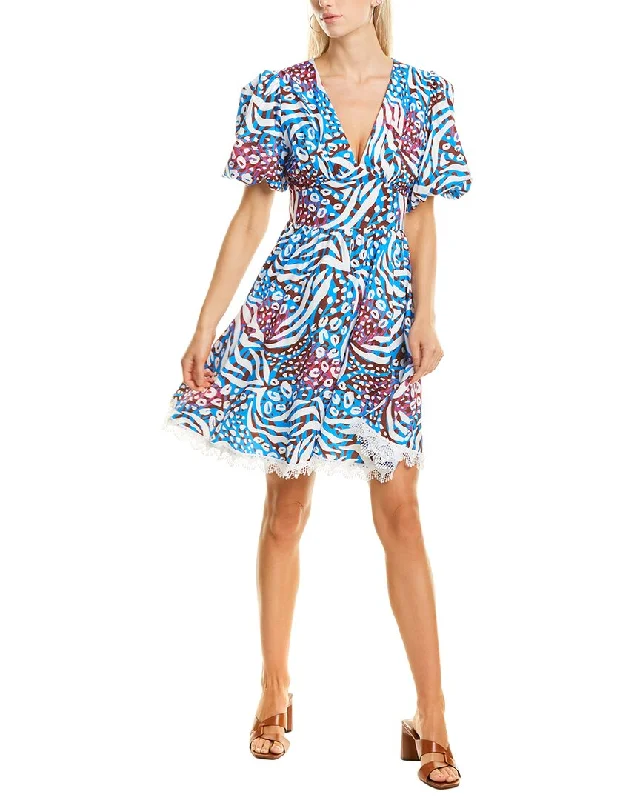 Beulah Puff Sleeve A-Line Dress