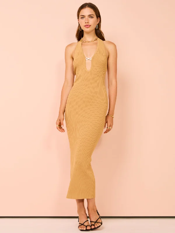 Final Clearance Significant Other Ellen Dress in Biscuit
