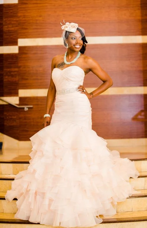Price Drop Alert Other Dennis Basso Sweetheart Mermaid Gown In Blush Orga