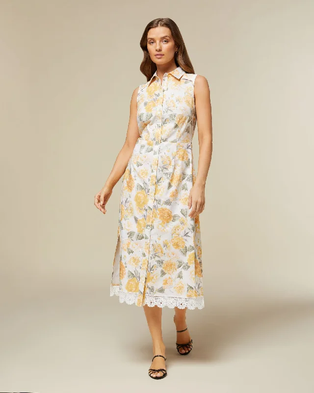 Massive Deals Sleeveless Shirt Dress