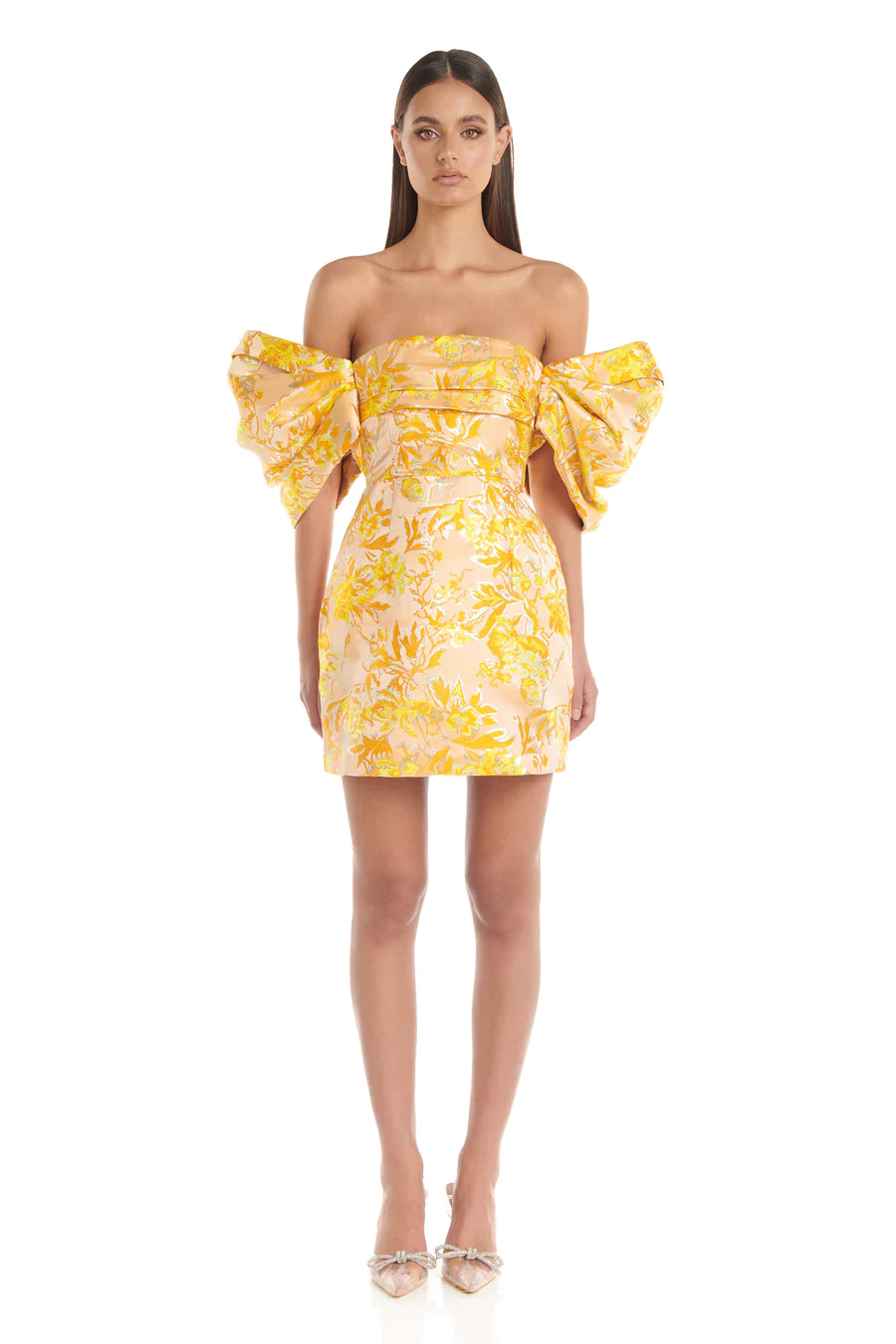 Take Advantage Raquel Dress - Yellow