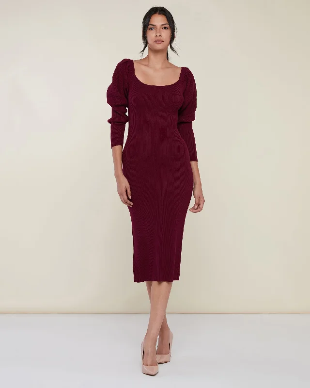 Limited Stock Sweater Midi Dress