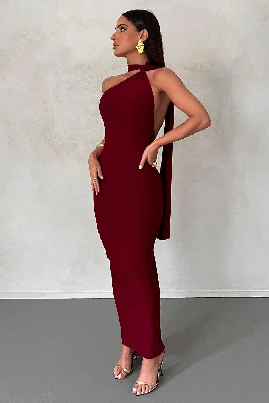 Bargain Blast Leoni Dress - Wine