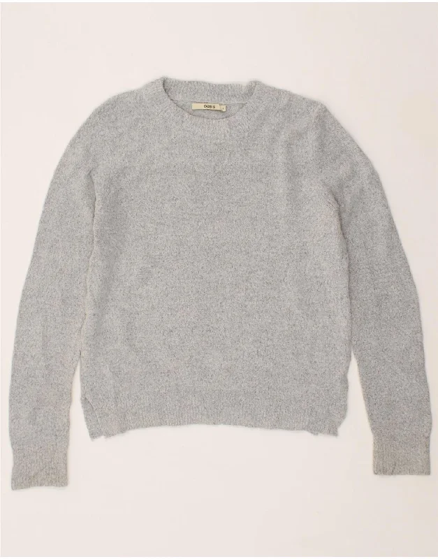 OASIS Womens Boat Neck Jumper Sweater UK 10 Small Grey