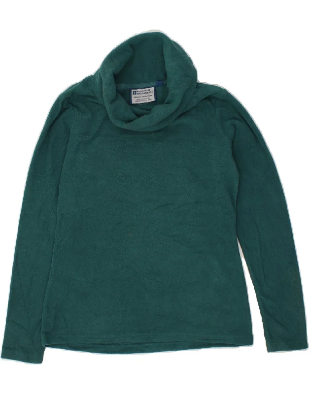 MOUNTAIN WAREHOUSE Womens Fleece Jumper UK 8 Small Green Polyester