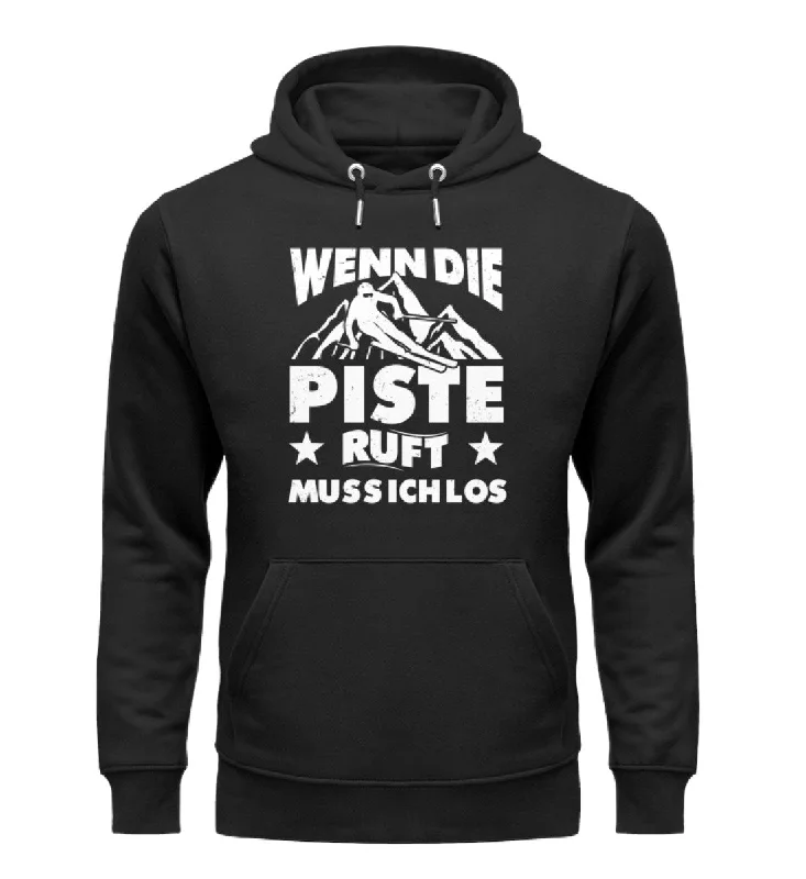 Wenn die Piste ruft muss ich los - Unisex Premium Organic Hoodie