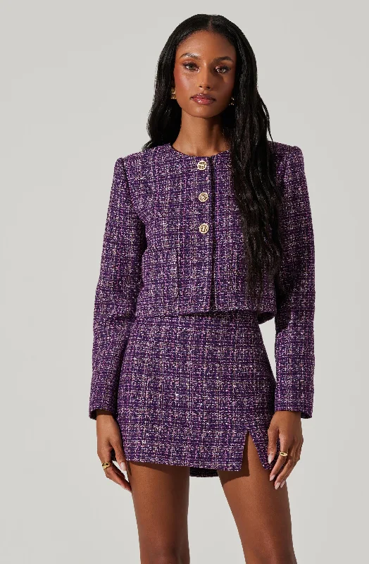 Lyssa Tweed Cropped Jacket