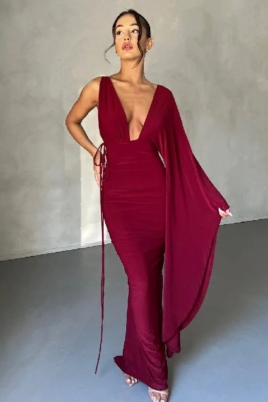 Limited Availability Athena Gown - Wine