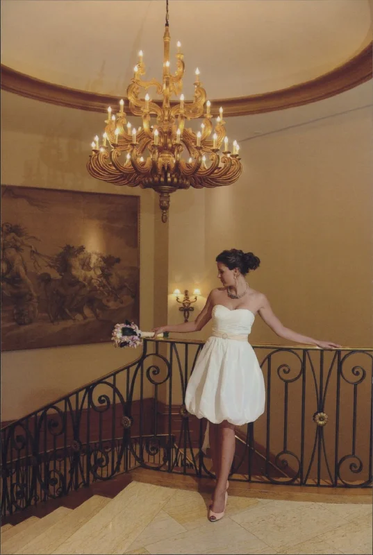 Exclusive Preview David's Bridal Strapless Sweetheart convertible dress