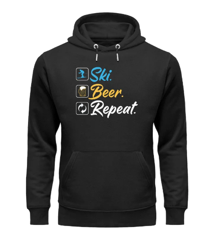 Ski. Beer. Repeat. - Unisex Premium Organic Hoodie