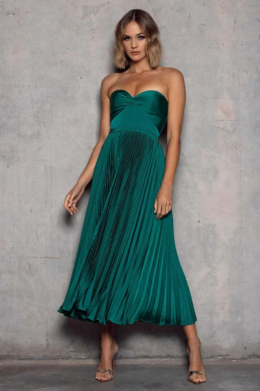 Massive Deals Hailey Dress - Palm Green