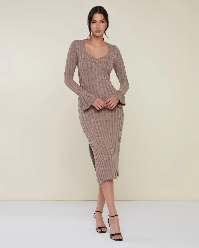 Price Rollback Wide Rib Sweater Dress