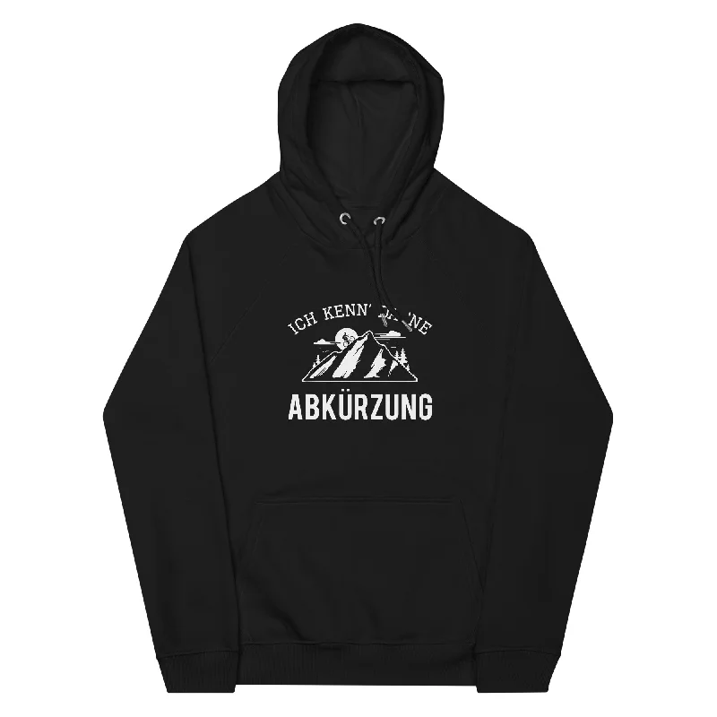 Ich kenn da ne Abkürzung - Unisex Premium Organic Hoodie