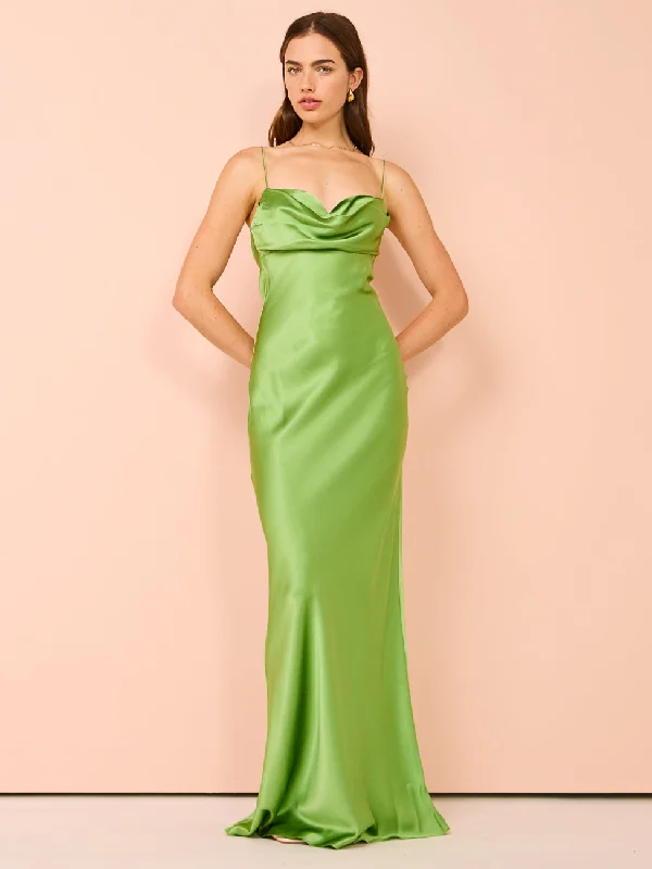 Midnight Madness Rachel Gilbert Skye Gown in Green
