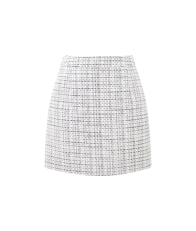 Effie Boucle Mini Skirt - Classic Cream-Blacko