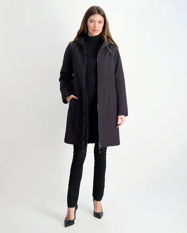 Select Shearling Lamb Parka Reversible To Nylon