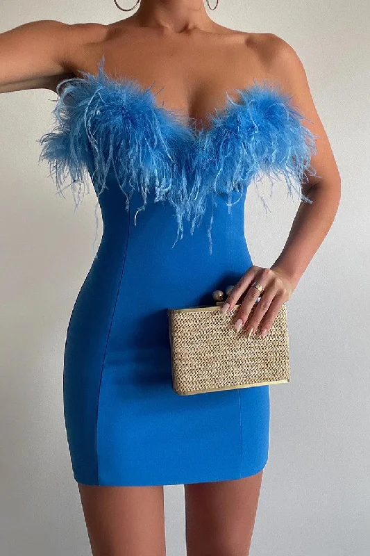 Stock Clearance Valentino Mini Dress - Blue