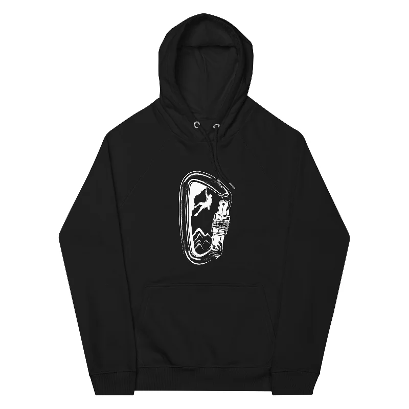 Bergsteigen im Karabiner - Unisex Premium Organic Hoodie