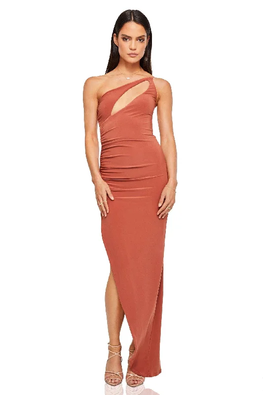 Clearance Sale Nookie Envy Maxi Dress - Rust