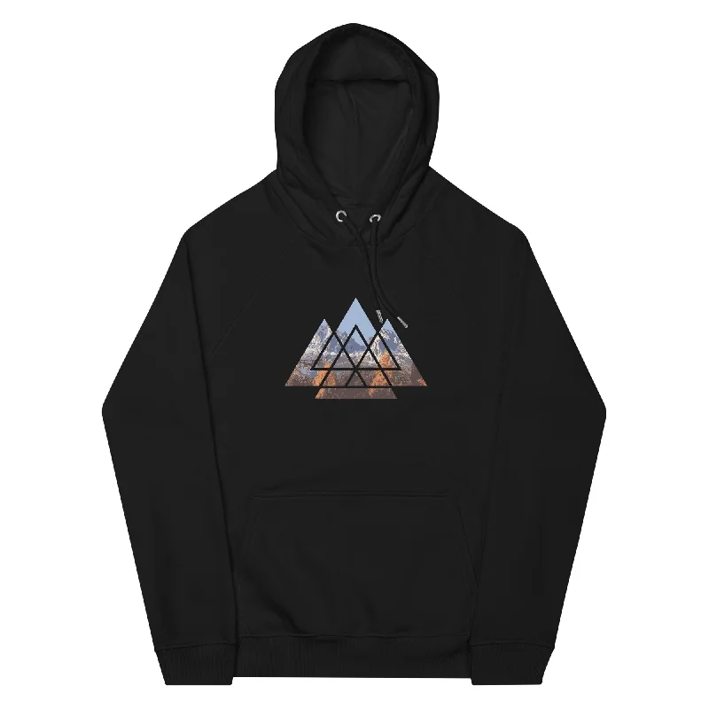 Berge Abstrakt - Unisex Premium Organic Hoodie