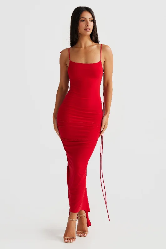 Huge Discounts Azari Midi Dress - Red